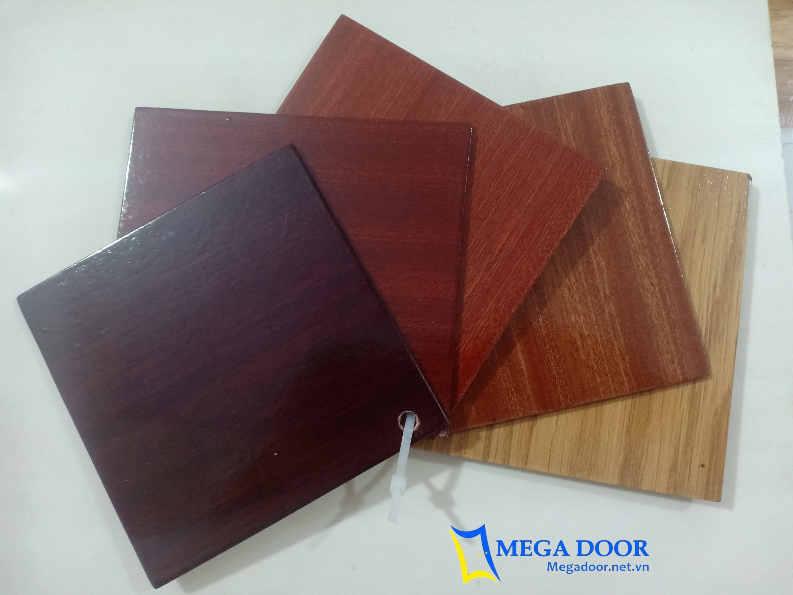 Bảng màu cửa gỗ veneer
