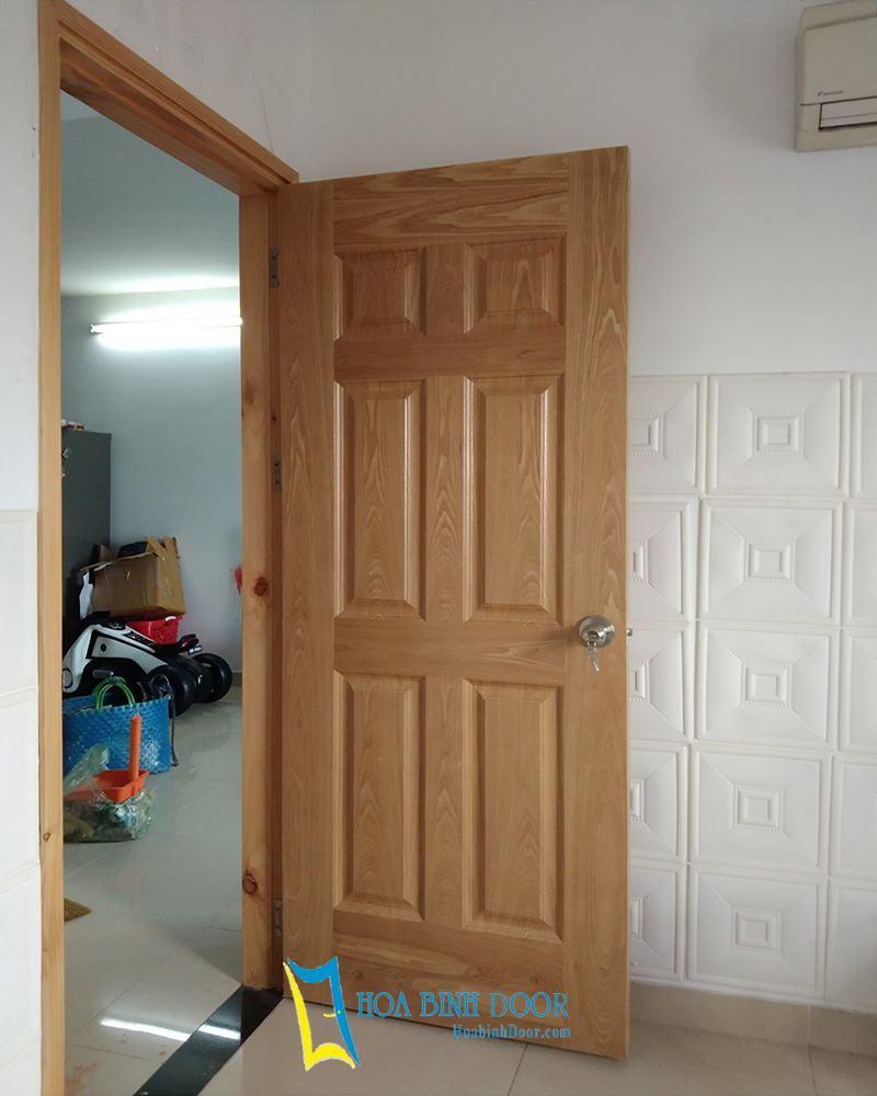cửa gỗ phòng ngủ giá rẻ hdf veneer