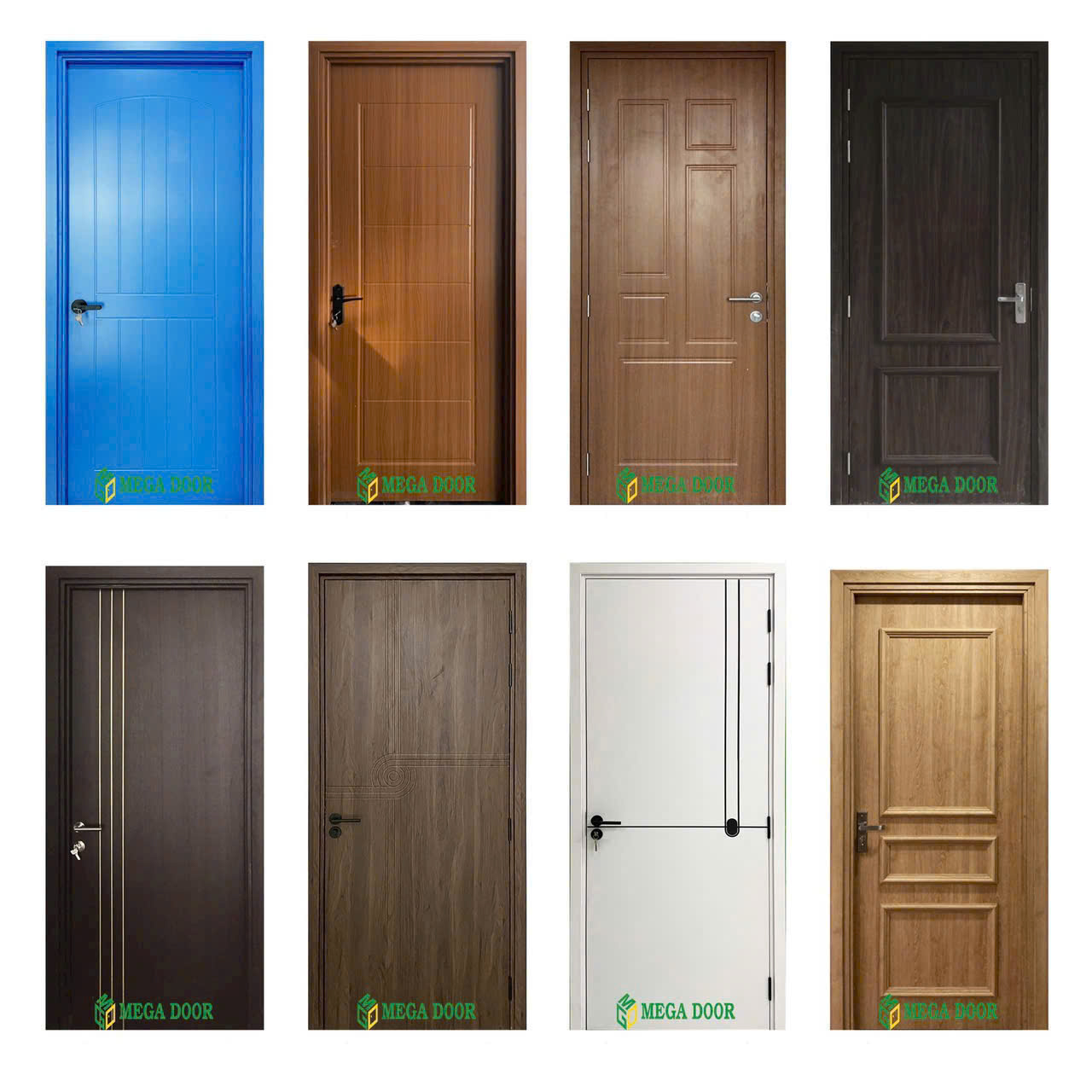 Cửa Phòng Ngủ Nhựa Composite – Giá Rẻ, Sang Trọng,