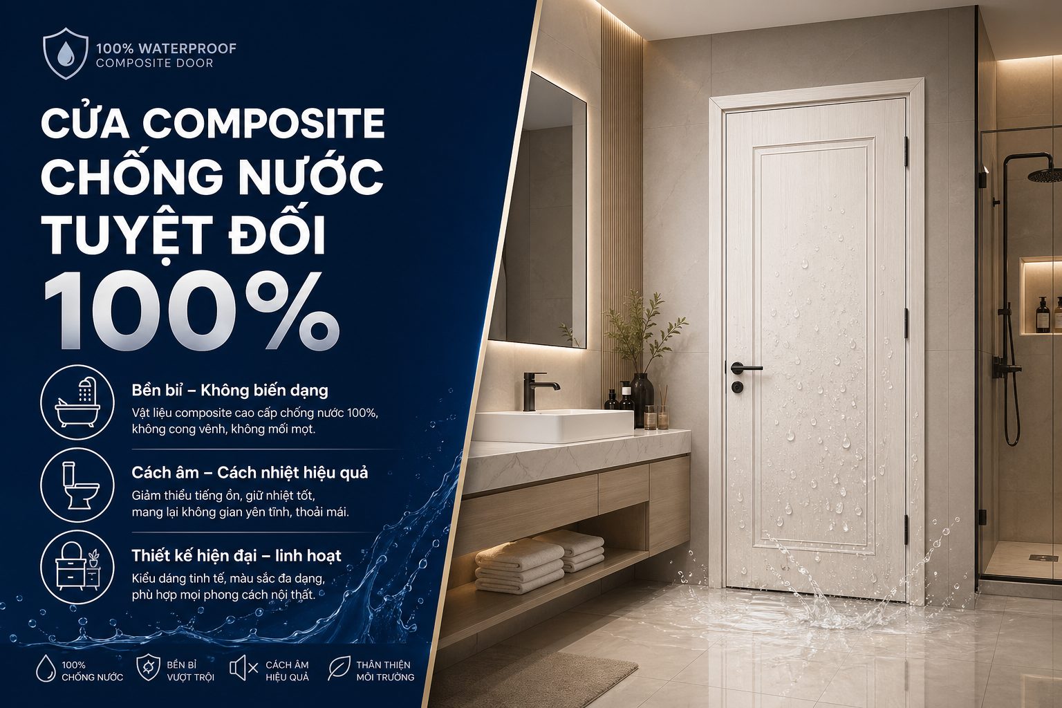 Cửa nhựa composite tại phường Bình Trưng – Báo giá & mẫu mới 2026